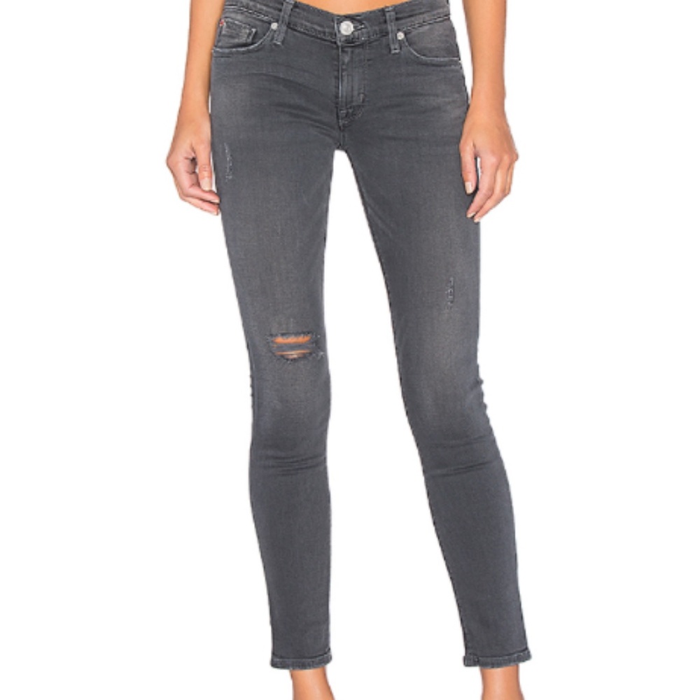 Hudson GRAY Krista Ankle Super Skinny Jeans - 32 - Picture 1 of 5
